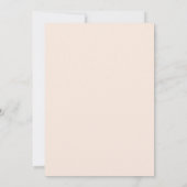 Invitation Mariage au corail Aqua Feuillage Eucalyptus (Dos)