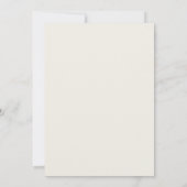 Invitation Mariage au corail sarcelle Hibiscus Eucalyptus (Dos)