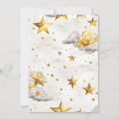 Invitation Mariage au Croissant de Lune Céleste (Dos)