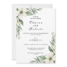 Mariage au Gardenia Blanc Rustique et à l'Eucalypt