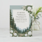 Invitation Mariage au Hydrangea de Sage Mountain (Debout devant)