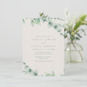 Invitation Mariage au Jardin Botanique (Debout devant)