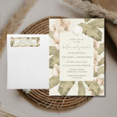 Invitation Mariage au Jardin Botanique