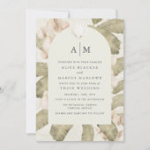 Invitation Mariage au Jardin Botanique (Devant)