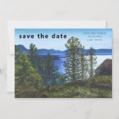 Invitation Mariage au lac Tahoe, Save the Date (Devant)