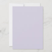 Invitation Mariage au lilas, citron, eucalyptus (Dos)
