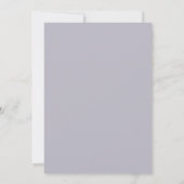 Invitation Mariage au lilas doré Hydrangea Eucalyptus (Dos)