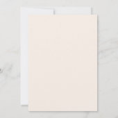 Invitation Mariage au lilas pêche hydrangea eucalyptus (Dos)