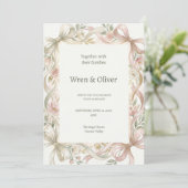 Invitation Mariage au Magnolia Rose (Debout devant)