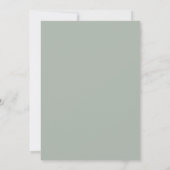Invitation Mariage au Mint Anémone Lilas (Dos)