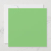 Invitation Mariage au palmier vert citron (Dos)