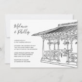 Invitation Mariage au Pavillon des Dames Central Park (Devant)