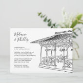 Invitation Mariage au Pavillon des Dames Central Park (Debout devant)