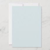 Invitation Mariage au pétale de pêche céleste (Dos)