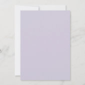 Invitation Mariage au pétale rose d'orchidée (Dos)