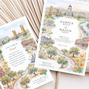 Invitation Mariage au pont de la tour de Sacramento, Capitole