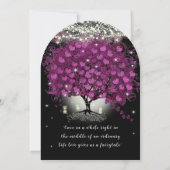 Invitation Mariage au pot Mason radiant violet (Dos)