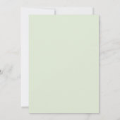 Invitation Mariage au Ranunculus Eucalyptus Celadon (Dos)