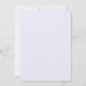 Invitation Mariage au Ranunculus Eucalyptus Prune Profond (Dos)