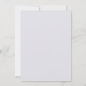 Invitation Mariage au Ranunculus Eucalyptus Violet Clair (Dos)