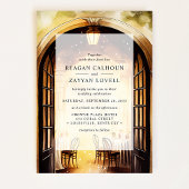 Invitation Mariage au speakeasy Lanterne de Minuit 1920