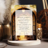 Invitation Mariage au speakeasy Lanterne de Minuit 1920