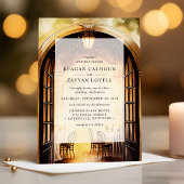 Invitation Mariage au speakeasy Lanterne de Minuit 1920