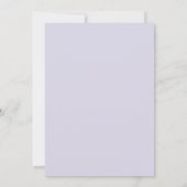 Invitation Mariage au thème Eucalyptus Chardon Deep Purple (Dos)