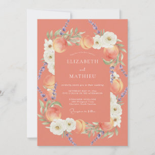 Invitation Mariage au Verger de Coraux Floraux