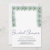 Invitation mariage au vert eucalyptus (Devant)