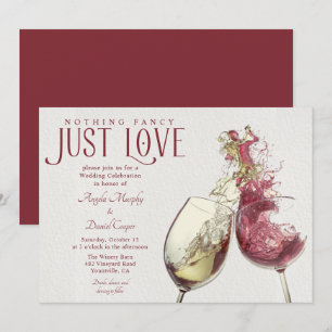 Invitation Mariage au vignoble danse vin