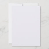 Invitation Mariage au Violet Iris Eucalyptus (Dos)