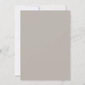 Invitation Mariage Automnal Ocre Poli (Dos)