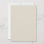 Invitation Mariage Automnal Rustique Mauve (Dos)
