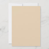 Invitation Mariage Automnal Terrien au Prune (Dos)