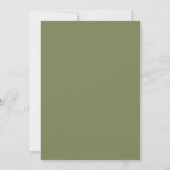 Invitation Mariage Automnal Terrien Olives (Dos)