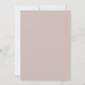 Invitation Mariage aux Feuilles de Cendre Corail (Dos)