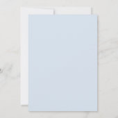 Invitation Mariage aux Feuilles Turquoise Violet (Dos)