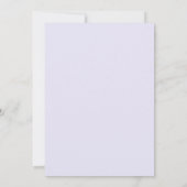 Invitation Mariage aux fleurs sauvages jaune fuchsia (Dos)