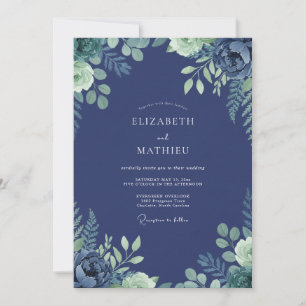 Invitation Mariage aux fougères de minuit
