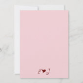 Invitation Mariage aux Gribouillis Modernes Fantaisistes (Dos)