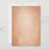Invitation Mariage aux Lys Beige Vintage (Dos)