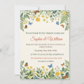 Invitation Mariage Avant-Garde Abstrait (Dos)