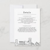 Invitation Mariage Baltimore | Détails de l'invité (Devant)