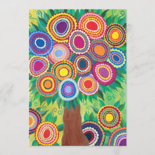 Invitation Mariage Bar Mitzvah Fête de l'Arbre de 