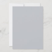 Invitation Mariage Baroque Argent Doré (Dos)