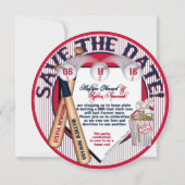 Invitation Mariage Baseball Save-The-Date-HOWARD, Option 4 (Dos)