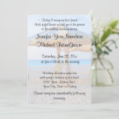 Invitation Mariage Beach Cabana (Debout devant)