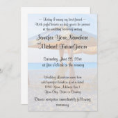 Invitation Mariage Beach Cabana (Devant / Derrière)