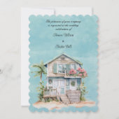 Invitation Mariage Beach House (Devant)